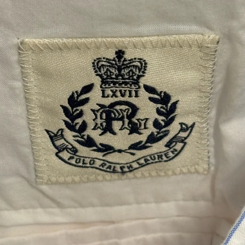 Polo by Ralph Lauren Women’s White and Blue Seersucker Striped Blazer - Picture 9 of 10